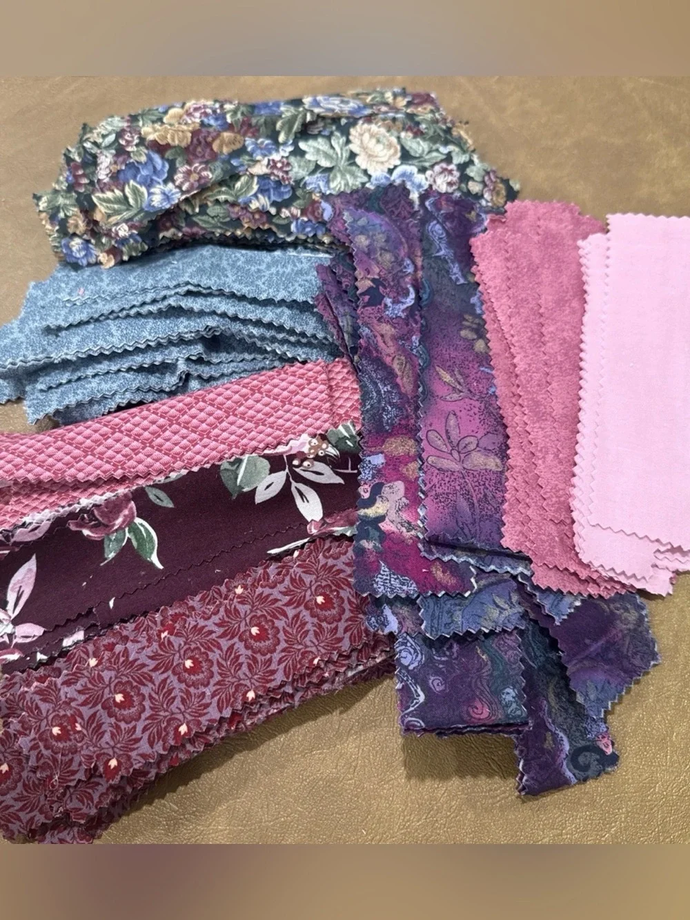 Handmade Fabric Rag Wreath Cottagecore Grandmacore 